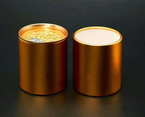 Capacitación personalizada de metal de aluminio sellado lata de té para mini café de hojas de té