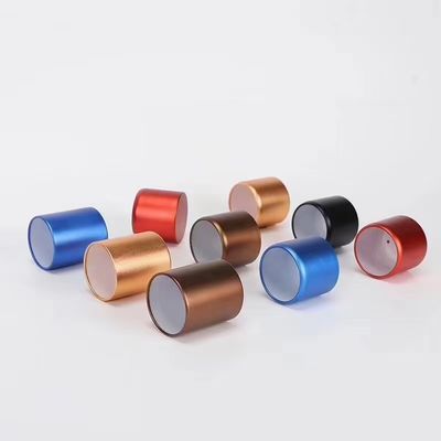 Estante de aluminio metálico para almacenamiento en círculo vacío personalizado de aceites de bálsamo y concentrados de té