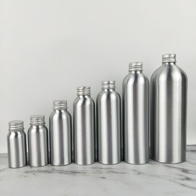 Logotipo personalizado Aceptado Botella deportiva de aluminio de 100 ml 200 ml para procesamiento químico