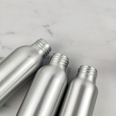 Logotipo personalizado Aceptado Botella deportiva de aluminio de 100 ml 200 ml para procesamiento químico