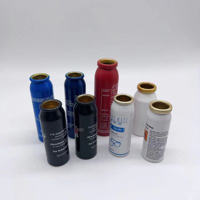 Tamaño personalizado duradero Botellas de aluminio aceptadas para estética Botella de spray de aerosoles 80ml 100ml