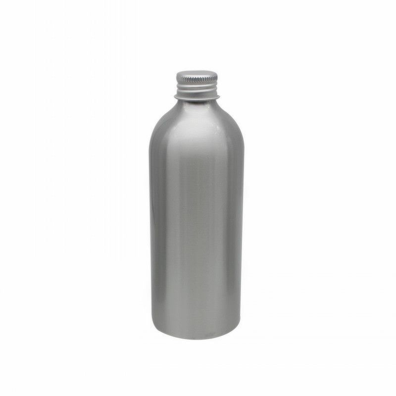 Botella de tapa de tornillo de aluminio de etiqueta privada personalizable para envases metálicos a un precio asequible