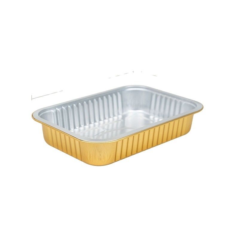 Listo para el envío 580ml 1pc contenedor de papel de aluminio para hornear pedido personalizado aceptado