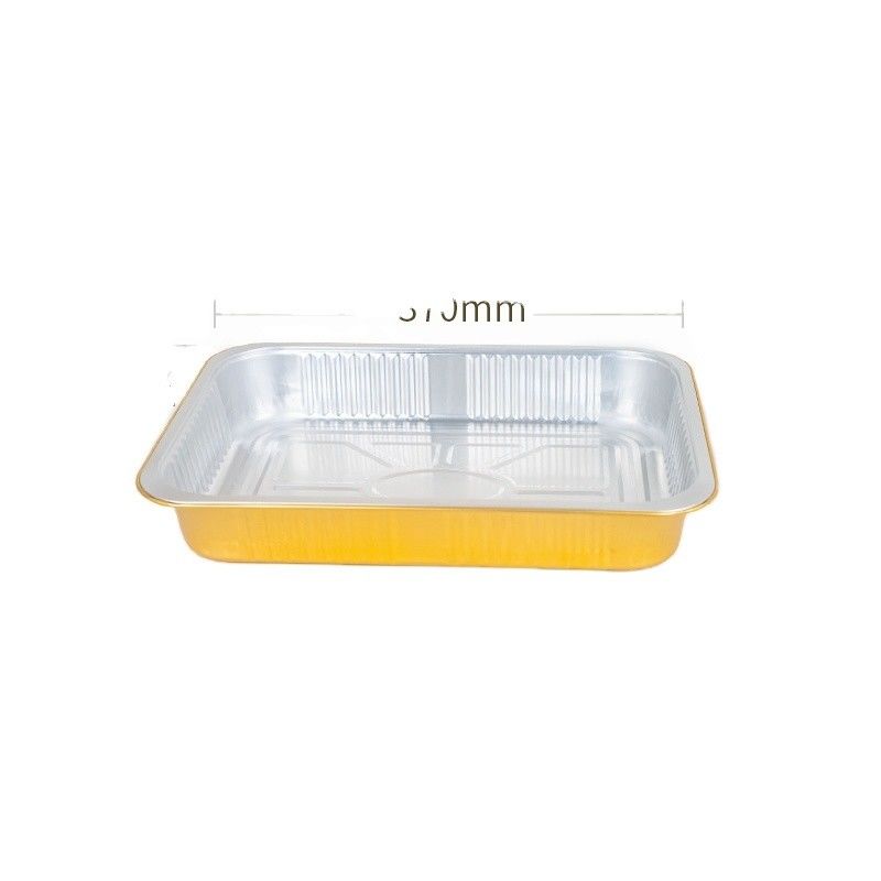 Se acepta el pedido personalizado Envases desechables de aluminio de 4670 ml ecológicos para restaurante
