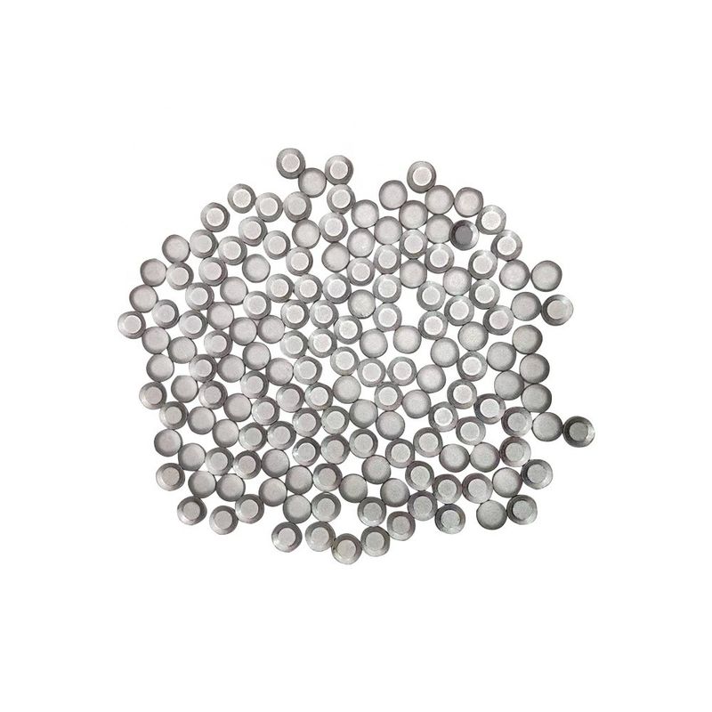 990,7% de pureza Gránulos de aluminio de corte industrial delicado con o sin agujero